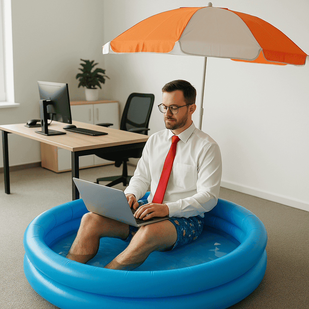 4 idées stupides pour lutter contre la canicule au bureau (à ne pas reproduire)